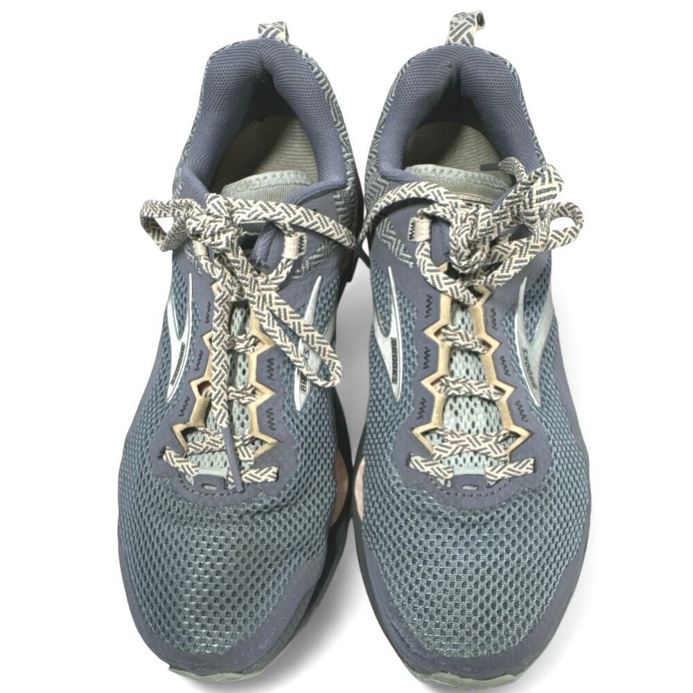 Brooks Cascadia 14 Womens Trail Running Shoes Grey Blue 1203041B009 Size 8.5 - Picture 2 of 6